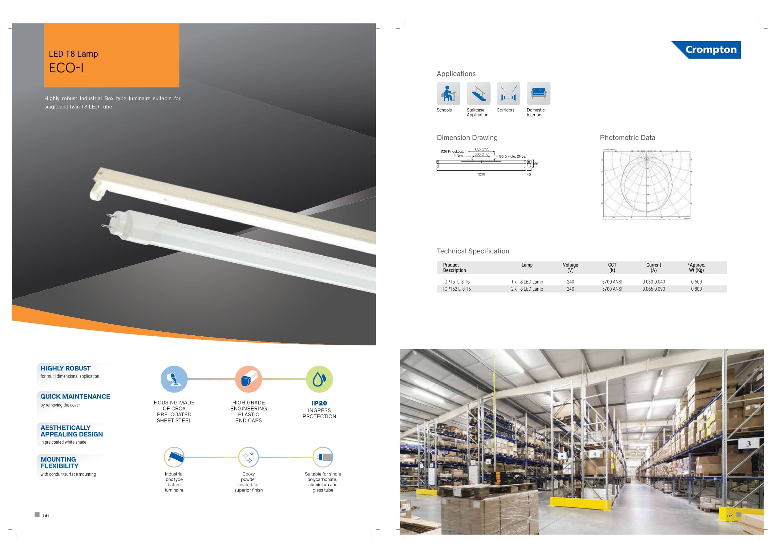 LED T8 Lamp ECO-I (Tube Light)